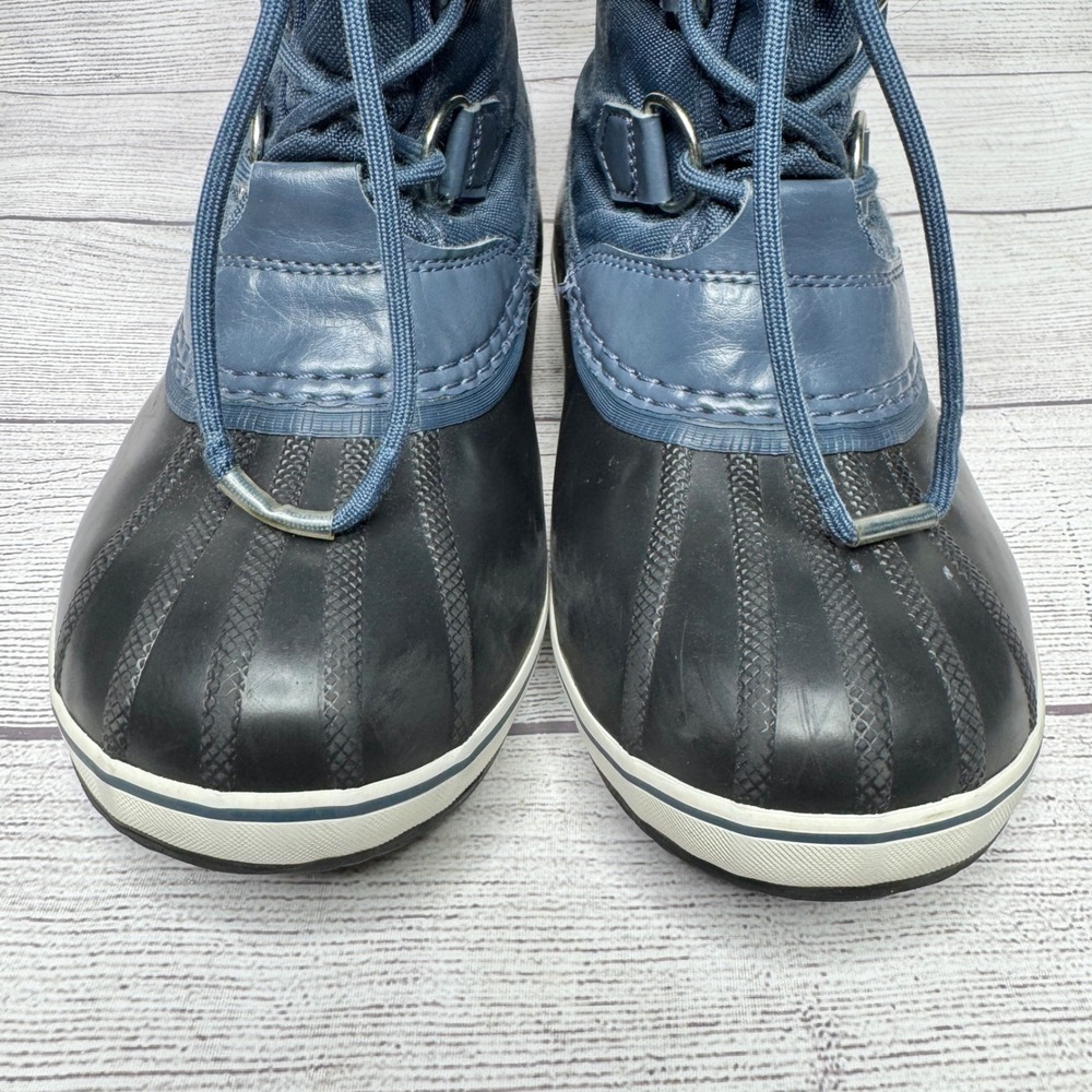 Sorel Snow Boots Winter Waterproof Insulated Lace Up Blue Gray Women's 5 - Picture 5 of 8